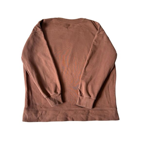 Lululemon Perfectly Oversized Crewneck Pullover size 4 6 Brown - Picture 4 of 8